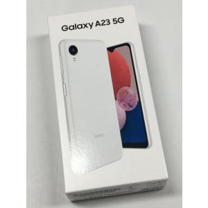 Galaxy 新品au A23 SCG18 本体 レッド SIMロック解除済 SIMフリー