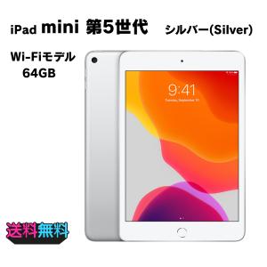 美品 電池86% Apple iPad mini 第5世代 64GB WiFiモデル シルバー【動作確認・初期化済み】