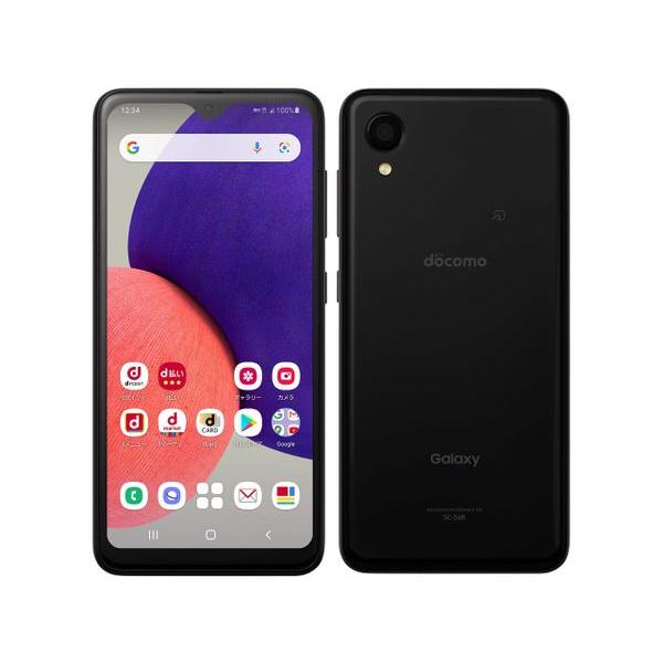 【送料無料】美品　SIMフリー docomo Galaxy A22 5G SC-56B ブラック