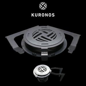 KURONOS クロノス 七輪専用五徳セット 8.5号用 黒皮鉄
