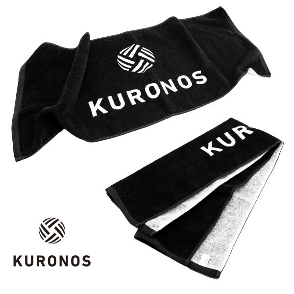 KURONOS クロノス ブラックフェイスタオル 34×85cm