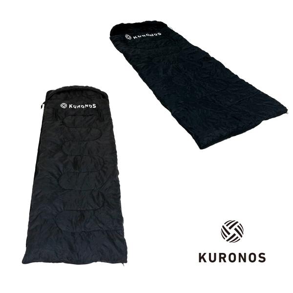KURONOS 寝袋 「黒快眠」 シェラフ オールシーズン 適応使用温度：5℃〜15℃