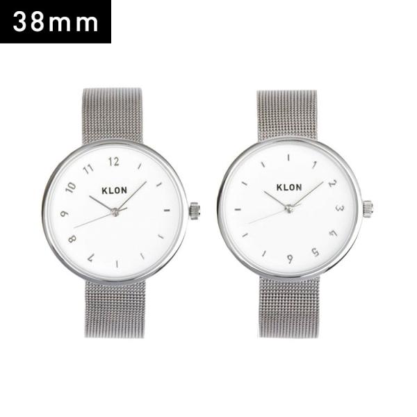 腕時計 メンズ レディース ギフト ペアウォッチ KLON CONNECTION ELFIN SIL...