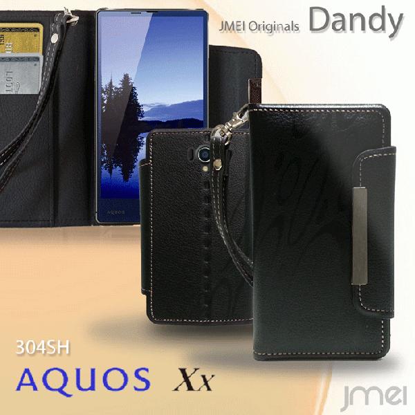 AQUOS Xx 304SH ケース カバー レザー手帳ケース Dandy スマホケース スマートフ...