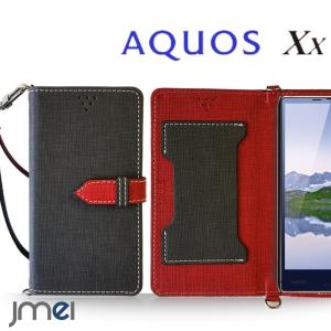 AQUOS PHONE Xx 304SH レザーケース VESTA ブラック ケース 手帳型 スマホケース｜jmei