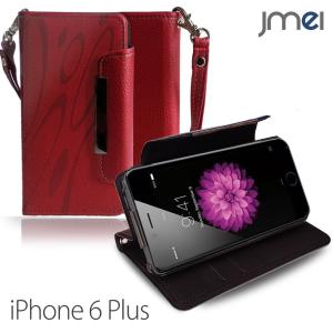 iPhone6s Plus iPhone6 Plus ケース JMEI 手帳型 レザーケースDandy レッド(柄) iphone 6s アイフォン6s プラス iphone6plus ケース iphone6sプラス カバー｜jmei