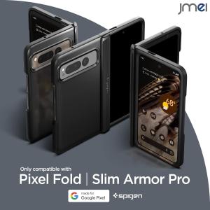 Pixel Fold ケース 全面保護 フルカバー 3重構造 耐衝撃 スリム・アーマー・プロ 米軍MIL規格取得 Google 折り畳み グーグル ピクセル フォールド カバー｜JMEI