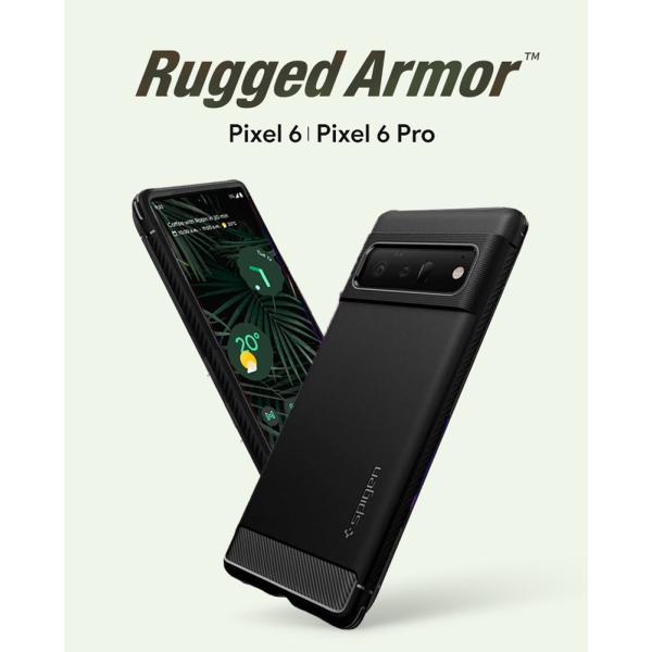 Pixel6 Pixel6 Pro ケース 衝撃吸収 TPU Spigen Rugged Armor...