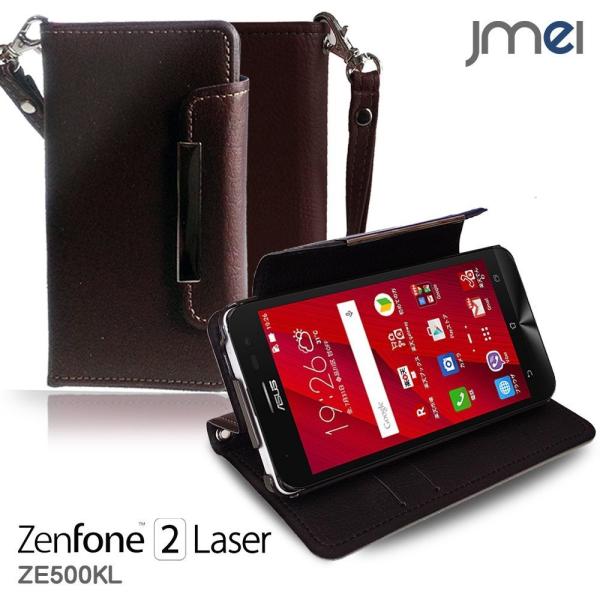 ASUS zenfone 2 laser ze500kl JMEI 手帳型 レザーケース Dandy...