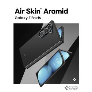 Galaxy Z Fold6 ケース SC-55E 耐衝撃 強力保護 超軽量 エアー・スキン アラミド シュピゲン Galaxy Z Fold6 ケース 先端素材 アラミドパターン