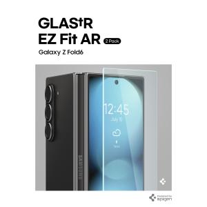 Galaxy Z Fold6 2枚セット 液晶保護 ガラスフィルム Galaxy Z Fold6 5G 保護フィルム EZ Fit シュピゲン 落下防止 レンズ保護 スマホケース