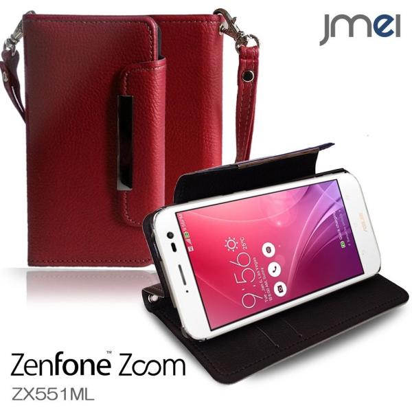 Zenfone Zoom ZX551ML 手帳型ケース Zenfone Zoom ケース 手帳 スマ...