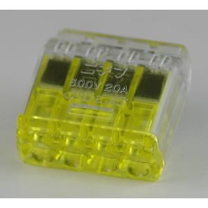 差込形コネクタ　4本用　QLX-4　ニチフ　【電気工事士試験材料】【バラ売り】