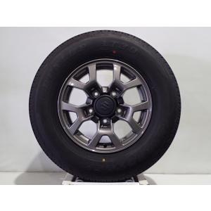 25〜31日P10倍 中古 195/80R15 サマータイヤホイール4本セット ダンロップ グラントレックAT20 スズキJB74系 ジムニーシエラ 15インチ 純正 新車外し｜jms-resalegarage