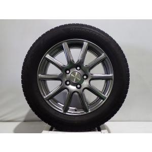 中古 205/55R16 スタッドレスタイヤホイール4本セット BS ブリザックVRX3 1665+50-5H112 ブリヂストン エコフォルム 16インチ 205/55-16｜jms-resalegarage