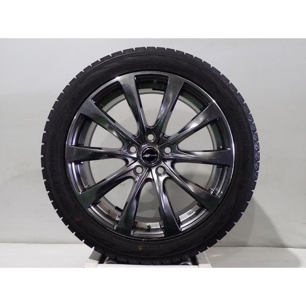 中古 235/45R18 スタッドレスタイヤ ホイール 4本セット ヨコハマ アイスガードIG70 ...