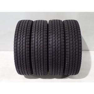 【10％OFFCP】中古 165R14 6PR LT スタッドレスタイヤ 4本セット ダンロップ ウ...