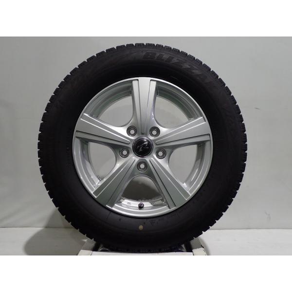 中古 195/65R15 スタッドレスタイヤ ホイール 4本セット ブリヂストン ブリザックVRX2...