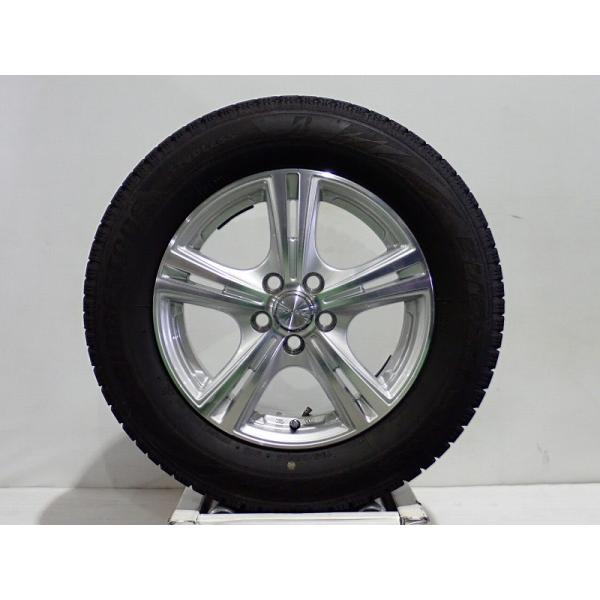 中古 195/65R15 スタッドレスタイヤホイール4本セット ブリヂストン ブリザックVRX2 1...