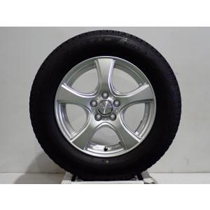 【5/5P15倍】中古 195/65R15 スタッドレスタイヤホイール4本セット ブリヂストン ブリザックVRX3 1560+43-5H100 ダンロップ ヴィオレット 15インチ 195/65-15｜jms-resalegarage