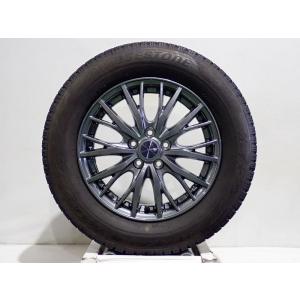 中古 195/65R15 スタッドレスタイヤ ホイール 4本セット ブリヂストン ブリザックVRX2 1560+43-5H100 ウェッズ ラブリオンRM01  15インチ 195/65-15｜jms-resalegarage