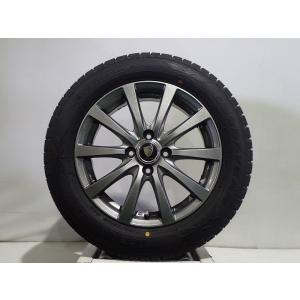 中古 175/65R15 スタッドレスタイヤホイール4本セット GY アイスナビ6 1555+40-4H100 マルカサービス ユーロスピード 15インチ 175/65-15｜jms-resalegarage