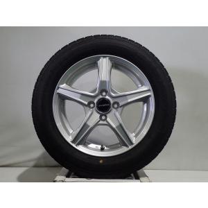 中古 175/65R15 スタッドレスタイヤ ホイール 4本セット グッドイヤー アイスナビ7 1555+45-4H100 ブリヂストン バルミナ  15インチ 175/65-15｜jms-resalegarage