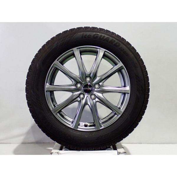 25〜31日P15倍 中古 195/65R16 スタッドレスタイヤホイール4本セット ヨコハマ アイ...