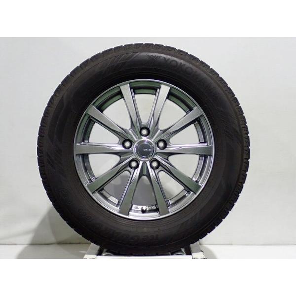 20%OFF 中古 215/65R16 スタッドレスタイヤ ホイール 4本セット ヨコハマ アイスガ...