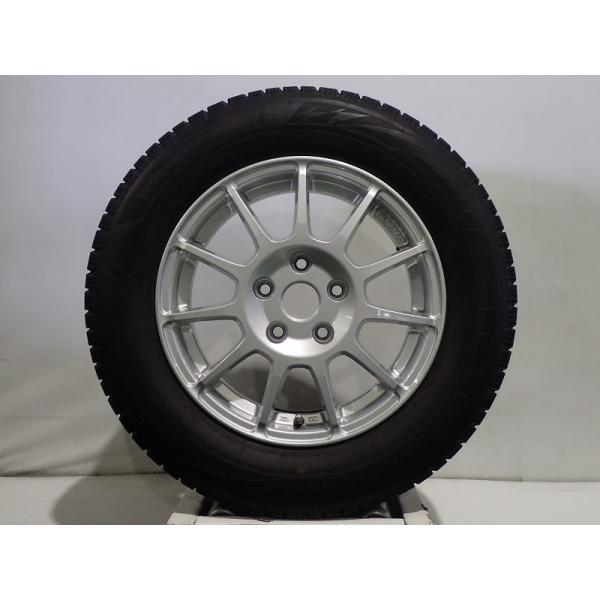 中古 195/65R15 スタッドレスタイヤ ホイール 4本セット ブリヂストン ブリザックVRX2...