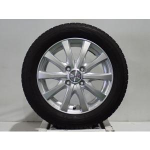 中古 165/60R14 スタッドレスタイヤ ホイール 4本セット ヨコハマ アイスガードIG70 1445+45-4H100 ウェッズ ラブリオンRS01 14インチ 165/60-14