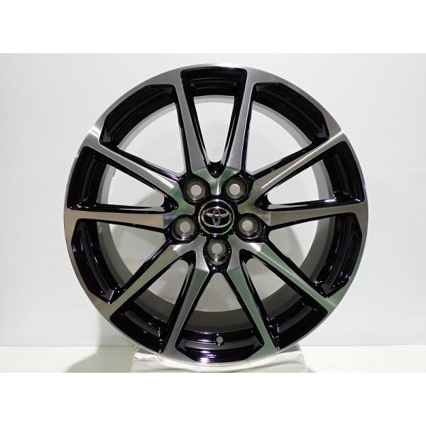 【中古】1875+50-5H114.3 アルミホイール 4本セット トヨタ 10系 ヤリスクロス (...