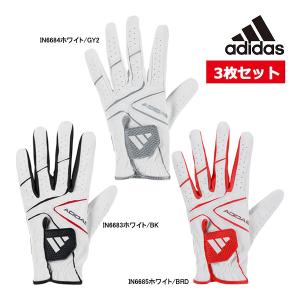 ◇【3枚セット定形外送料無料】【24年SSモデル】アディダス IKL18 メンズ ノンスリップ 24 グローブ adidas golf｜jngolf2010