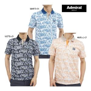 ★【2023 S/S】アドミラル メンズ シャツ ウォーターペイントロゴプリント ADMA329 (Men's)  Admiral Golf｜jngolf2010