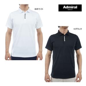 ♪【2024 S/S】アドミラル ADMA405 メンズ ロゴジャガード ポロシャツ Admiral Golf｜jngolf2010