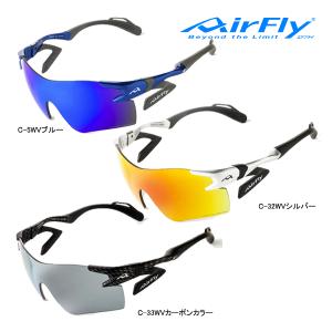 エアフライ Airfly Air Fly AF-201 C-1 ブラックマット サングラス
