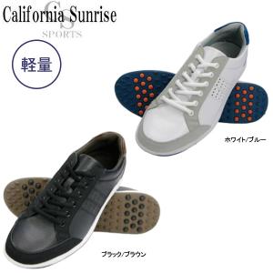 【21年継続モデル】 朝日ゴルフ メンズ カリフォルニアサンライズ スパイクレスシューズ CSSH-3611 (Men's) California Sunrise Spikeless Shoes ASAHI GOLF｜jngolf2010