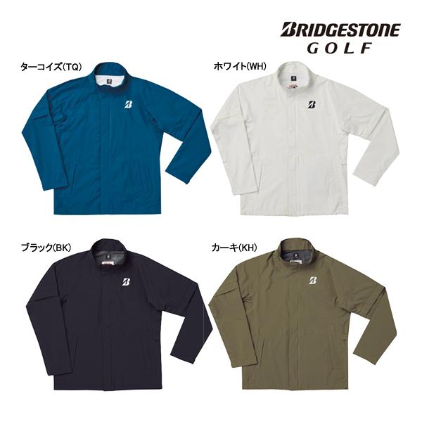 ブリヂストン ゴルフ メンズ ウェア 水神 レイン ブルゾン 84G01 収納袋付 撥水 プレー 快...