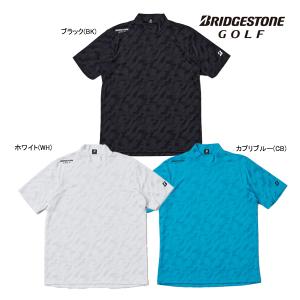 ■＊【2024 S/S】ブリヂストンゴルフ AGM05A メンズ 半袖モックネックシャツ BRIDGESTONE GOLF BS 【B−01】