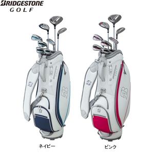 【美品】ブリヂストン ゴルフ BG-100L BG-100L キャディバッグ付 8本セット [カラー：ネイビー](NA（ネイビー