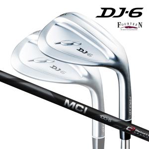 【特注】【23年モデル】 フォーティーン DJ-6 ウェッジ [MCI 100 BK] カーボンシャフト  FOURTEEN WEDGE｜jngolf2010