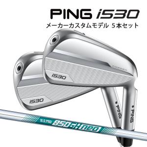 ♪【特注】【23年モデル】ピン i230 アイアン5本セット(6I〜9I,PW 