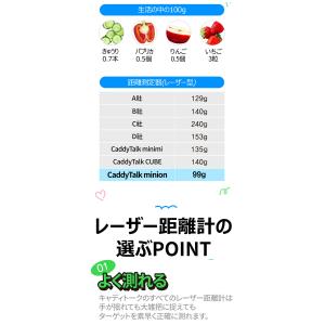 キャディトーク ミニオン ゴルフ距離測定器 C...の詳細画像2