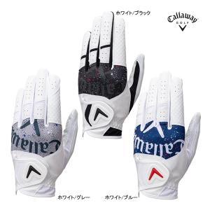 新作 キャロウェイ ゴルフ メンズ グローブ Graphic Glove グラフィック 25 Callaway GOLF GLOVE 片手 左手 右利き 25SSE TKY