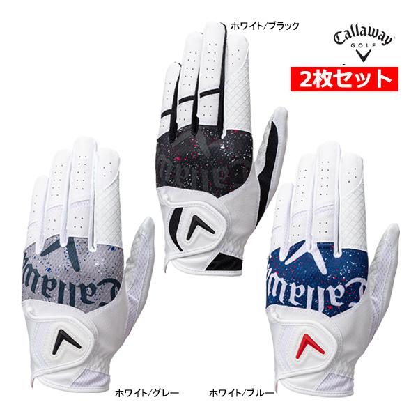 新作 2枚セット キャロウェイ ゴルフ メンズ グローブ Graphic Glove グラフィック ...