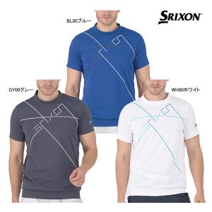 □【2024 S/S】スリクソン メンズ エアリークールプロスタイルシャツ RGMXJA13 SRIXON デサント DESCENTE｜jngolf2010