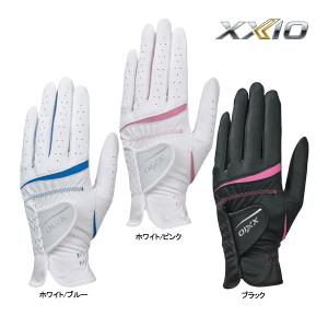 ゼクシオ ゴルフ レディース グローブ GGG-X022W 片手 左手 右利き XXIO DUNLOP GOLF 18 19 20 21 cm ホワイト ブルー ピンク ダンロップ 全天候型 23E TKY