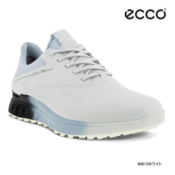 エコー ゴルフ 102944-60613 メンズ ゴルフシューズ エス・スリー ホワイト/ブラック/...