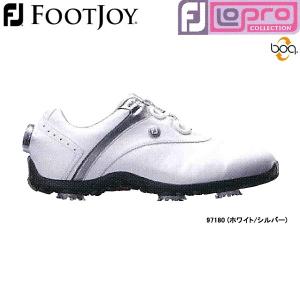 18年モデル ゴルフ レディース フットジョイ ゴルフシューズ スポーツ ロープロ スポーツ Footjoy スパイク ボア Ladys ホワイト シルバー 横幅 ウィズ W Footjoy Foo Japan Net Golf ヤフー店