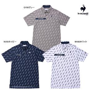 【2024 S/S】ルコック ゴルフ メンズ 小柄半袖シャツ QGMXJA06 le coq sportif GOLF｜jngolf2010